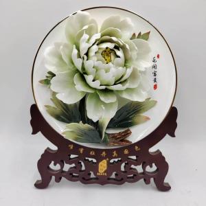 11寸精品單花(骨瓷金邊風(fēng)動(dòng)釉下彩)